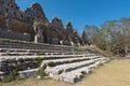 Ruins of the ancient Mayan city Uxmal. UNESCO World Heritage Site, Yucatan, Mexico Royalty Free Stock Photo