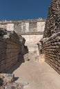 Ruins of the ancient Mayan city Uxmal. UNESCO World Heritage Sit Royalty Free Stock Photo