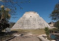 Ruins of the ancient Mayan city Uxmal. UNESCO World Heritage Sit Royalty Free Stock Photo