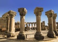 The ruins of the ancient medieval temple of Zvartnots in Armenia Royalty Free Stock Photo