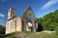 The ruins of an ancient monastery