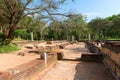Ruins of a ancient monastery, Anuradhapura, Sri Lanka Royalty Free Stock Photo