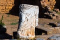 Ruins of the ancient necropolis of Kellah Chellah in the city of Rabat, Morocco Royalty Free Stock Photo