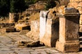 Ruins of the ancient necropolis of Kellah Chellah in the city of Rabat, Morocco Royalty Free Stock Photo