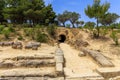 Ruins in Ancient Nemea, Corinthia Royalty Free Stock Photo