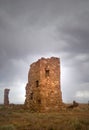 Ruins of an ancient observatory Royalty Free Stock Photo