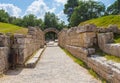 Ruins in Ancient Olympia, Elis, Greece Royalty Free Stock Photo