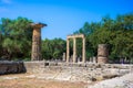 The ruins of ancient Olympia, Greece. Here takes place the touch of olympic flame