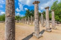 Ruins in Ancient Olympia, Peloponnes, Greece Royalty Free Stock Photo