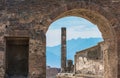 Ruins of ancient Pompeii, Italy Royalty Free Stock Photo