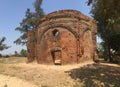 The Ruins of Ancient Portuguese Church at Syriam Myanmar. The catholic church have begun in 1749 Royalty Free Stock Photo