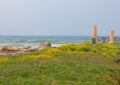 Ancient Roman City of Caesarea in Israel Royalty Free Stock Photo