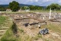 Ruins of ancient Roman city Nicopolis ad Nestum, Bulgaria