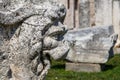 Ruins of the ancient Roman forum in the historic centre of Zadar