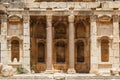 Ruins of the ancient Roman sacred site Baalbek Royalty Free Stock Photo