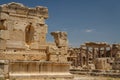 Ruins of the ancient Roman sacred site Baalbek Royalty Free Stock Photo