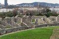 Ruins of Ancient Roman Salona or Solin near Split city. Dalamatia, Croatia