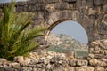 Ruins of the ancient Roman town of Volubilis in Morocco Royalty Free Stock Photo