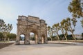 Ancient Triumphal Arch of Orange. France Royalty Free Stock Photo