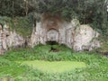 Ruins of ancient Rome Ninfeo di Egeria in parco della caffarella Rome Italy Royalty Free Stock Photo