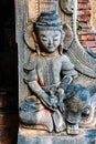 Ruins of ancient stupas of Shwe Indein Pagoda Inle Lake, Shan State, Myanmar Royalty Free Stock Photo