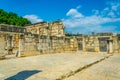 Ruins of an ancient synagogue in Capernaum, Isarel Royalty Free Stock Photo