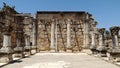 The ruins of the ancient synagogue in Capernaum, Israel Royalty Free Stock Photo