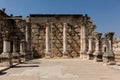 Ruins of ancient synagogue in Capernaum - Israel Royalty Free Stock Photo