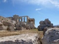 Ruins of a temple in the Acropolis