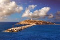 Ruins of the ancient temple of Delian Apollo on Naxos island