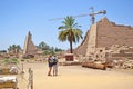 Reconstruction of the ancient Egyptian temple at Karnak