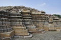 Ruins of ancient temple, Khajuraho, Madhya Pradesh, UNESCO World Heritage Site Royalty Free Stock Photo