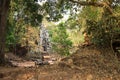 Ruins of ancient temple lost in jungle Royalty Free Stock Photo