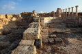 Ruins of ancient temple at Paphos, Cyprus.