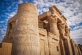 The ruins of the ancient temple of Sebek in Kom - Ombo, Egypt