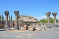 The ruins of the ancient temple of Zvartnots, Armenia Royalty Free Stock Photo