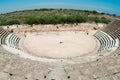 Ruins of ancient theater in Salamis Royalty Free Stock Photo