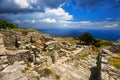 Ruins of Ancient Thera Royalty Free Stock Photo