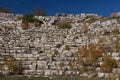 Ruins of the ancient town Diokaisareia in Uzuncaburc village