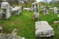 Ruins of ancient troia city