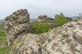 Ruins of ancient Vishegrad Fortress, Bulgaria