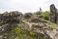 Ruins of ancient Vishegrad Fortressr near town of Kardzhali, Bulgaria