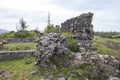 Ruins of ancient Vishegrad Fortressr near town of Kardzhali, Bulgaria