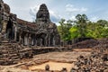 The ruins of Angkor Thom Temple Royalty Free Stock Photo