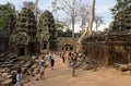 Ruins of Angkor Wat in Cambodia