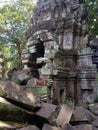 Ruins of Angkor Wat, Hindu temple complex in SIEM REAP, CAMBODIA Royalty Free Stock Photo