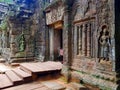 Ruins of Angkor Wat, Hindu temple complex in SIEM REAP, CAMBODIA Royalty Free Stock Photo