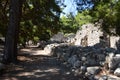 Ruins of antic port Phaselis, Turkey