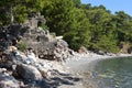 Ruins of antic port Phaselis, Turkey