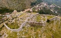 Ruins of antique Borsh Castle at Albania